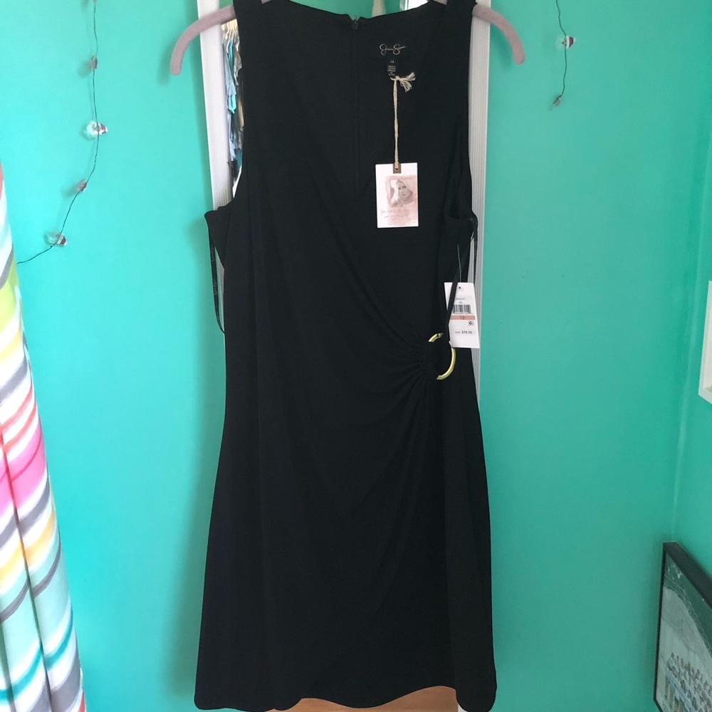 Black cocktail dress